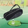 thumbnail image 1 of Bolsa de tenis Bolsa para raquetas de bádminton Bolsa de transporte de raquetas de gran capacidad Bolsa de tenis para entusiastas del bádminton de la, 1 of 8