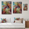 thumbnail image 4 of Designart "Pop Art Palm Trees II" Floral Print on Natural Pine Wood, 4 of 5