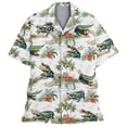 thumbnail image 2 of YANGXINX Men's Hawaiian Shirts 2026 Summer Beach Tropical Printed Short Sleeve Button Down Tops Lightweight Comfy Breathable Relaxed Fit Shirt, 2 of 3