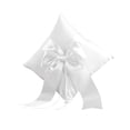 thumbnail image 2 of Almohada portadora de anillo, cesta de niña de flores de boda, decoración de boda, cinta de arco de hadas, cesta de flores de arco, almohada portadora Almohada de boda, 2 of 8