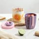 thumbnail image 4 of Takeaway Fruit Cup Double Drains Light Diet Cup Fats Loss Salad Cup Workers Portable Breakfast Cup Female, 4 of 6