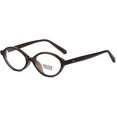 thumbnail image 1 of Small Frame Oval Glasses Anti Blue Light Tr90 Acetate Temple Retro Glasses Frame Eyeglasses Unisex, 1 of 8