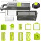 thumbnail image 4 of Professional 15-in-1 Kitchen Mandoline Slicer with 6 Replaceable Blades - Multifunctional Vegetable Cutter for Slicing, Dicing Grating, 4 of 5