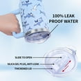 thumbnail image 3 of 40oz Shark Tumbler with Handle & Straw - Insulated Coffee Travel Mug Water Bottle - Blue Shark Design - Gift for Mom, Women, Girls (Birthday, Christmas, Mother''s Day), 3 of 6