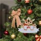 thumbnail image 3 of Bewildely Adorno colgante colgante de Navidad, tamaño compacto, ahorro de espacio, decoraciones para el hogar, accesorios para festivales, decoración de Kits de decoración para fiestas 5 piezas Bewildely HA042014-04, 3 of 6