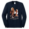 thumbnail image 2 of If It's Not a Bassett Hound Its Just a Dog Gift | Mens Dog Lover Long Sleeve T-Shirt, Navy, Large, 2 of 3