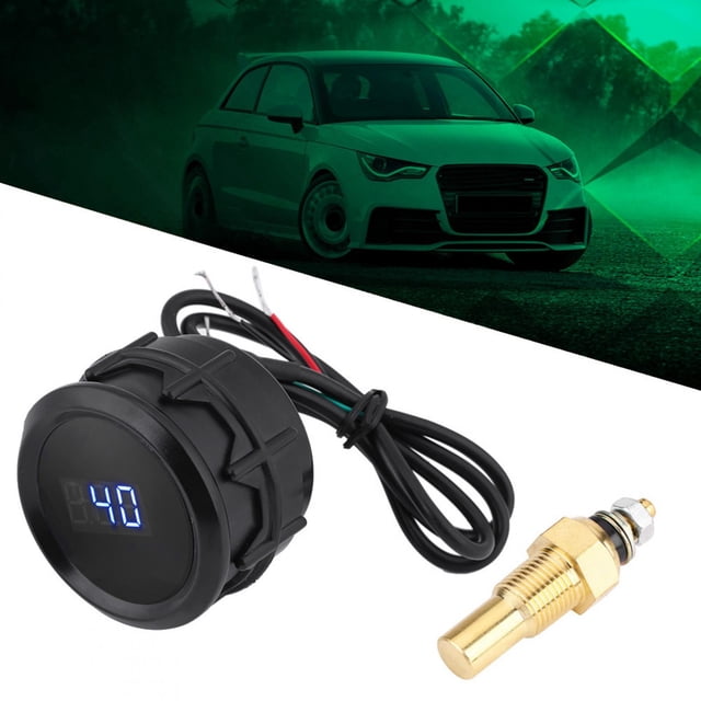 Sensitive Abs Digital Water Temp Gauge, Water Temp Gauge, 2 Inch For Testing Most Of Cars