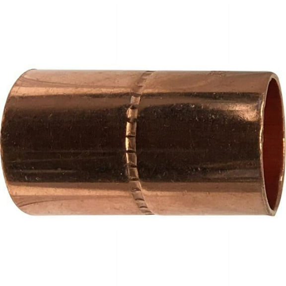 Midland Industries 77205 0.62 C x C Coupling with Rolled Tube Stop