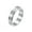 Silver, variant on Unisex Stainless Steel Fidget Engraved Moon & Stars Inlaid Cubic Zirconia Rotating Finger Ring Silver Size 11