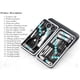 thumbnail image 3 of Juego de cortauñas de acero inoxidable, kit profesional de manicura y pedicura, tijeras de uñas, juego portátil de viaje para el cuidado de las uñas y la cara, 19 piezas Adepaton YQ-2206, 3 of 8