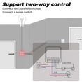 thumbnail image 3 of AUBESS Tuya Wifi / Zigbee 16A Mini Smart Switch 1/2/3/4 Gang Support 2-way Control For Smart Life Alexa Google Home Yandex Alice, 3 of 5