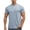Light Blue, variant on Men Short Sleeve Dress Shirt Slim Fit Tshirts Shirts for Men Cotton Graphic Summer Tops Casual Oversized Plain White Tshirts for Men recent orders