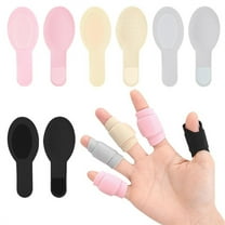 Tutuviw 8Pcs Ultra-Thin Finger Braces,Lightweight Trigger Thumb Splint Finger Strap for Finger Injury Pain Relief,Finger Stabilizer,Breathable Finger Tape Wraps for Broken,Sprain,Sports Support