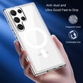 thumbnail image 6 of Designed for Samsung Galaxy S23 Ultra Case Compatible with MagSafe Ultra Clear Shockproof Protective Cell Phone Cover Non-Yellowing Flexible Thin Covers, 6 of 7