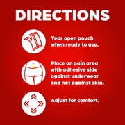 ThermaCare Menstrual Cramp Pain Relief Heat Wraps, 4 Ct