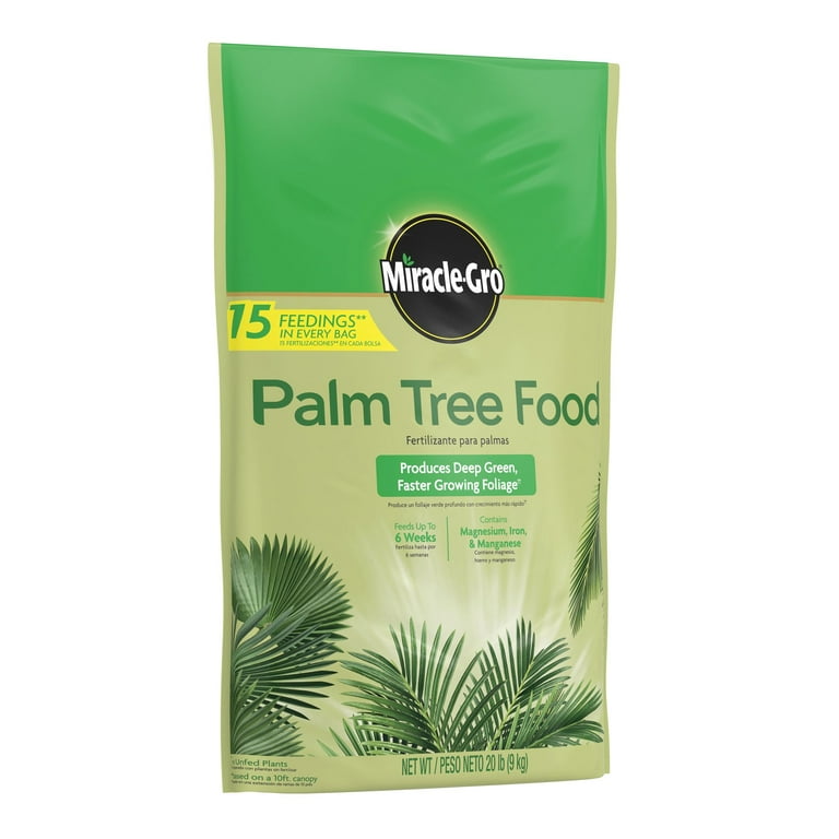 Miracle-Gro Palm Tree Slow Release Fertilizer Food 20LB - Walmart.com