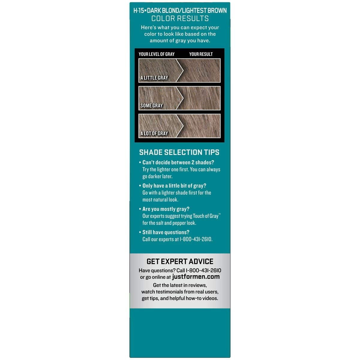JUST FOR MEN Hair Color H-15 Dark Blond 1 Each (Pack of 3)