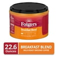 thumbnail image 3 of Folgers Breakfast Blend Ground Coffee, Mild Roast, 22.6 oz Canister, 3 of 11
