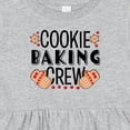 thumbnail image 4 of Inktastic Christmas Cookie Baking Crew with Oven Mitts Girls Baby Dress, 4 of 5