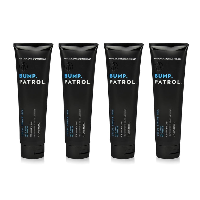 Bump Patrol Cool Shave Gel with Menthol, Sensitive, 4 oz (4-Pack) photo 1