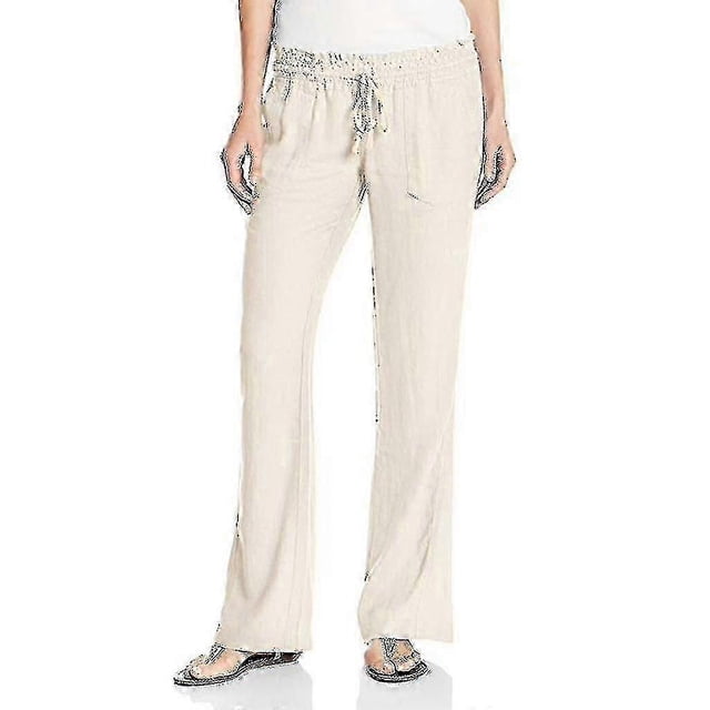 Women's Cotton Linen Pants Beach Pant