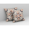 thumbnail image 2 of Loyalty and Love Indoor/Outdoor Pillow with Removable Cover in Off-White Blue 18x18, 2 of 5