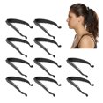 thumbnail image 3 of Soporte de Cola de Caballo Flexible, Pala de Cabello de Plátano Abseza de Negro para Caillo Herecho para Accessorios de Piel, 3 of 7