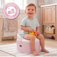 thumbnail image 3 of BEBBLY Bañito Entrenador Infantil con Almacenamiento Asiento Antiderrapante para Niños y Niñas de 6 Meses a 3 Años Fácil de Limpiar Ideal para Aprender a Ir al Baño (ROSA), 3 of 7