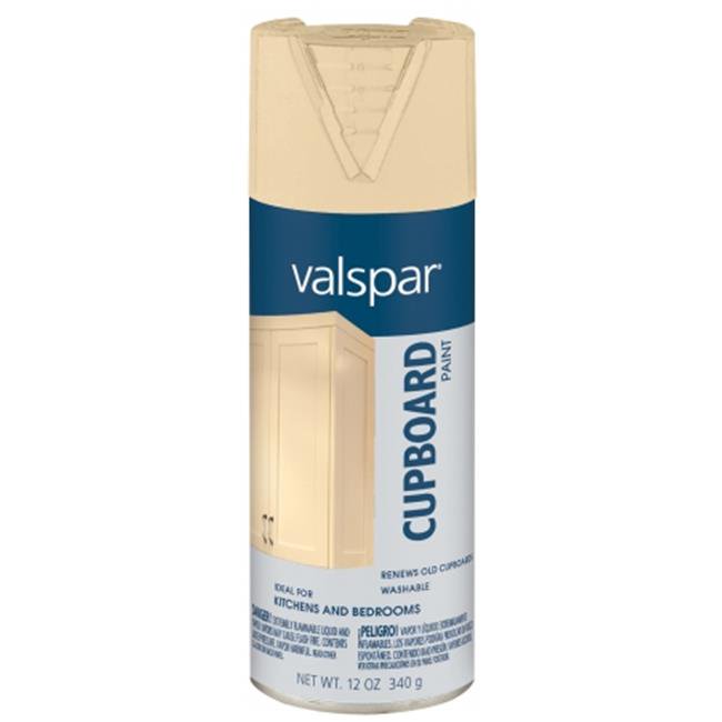 Valspar Brand 46568116 SP 12 Oz Cream Cupboard Spray Paint Pack of 6