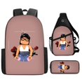 thumbnail image 3 of Traje de tres piezas Roblox, juego de animación, Bolsa Escolar con cremallera periférica, mochila para estudiantes, bolsa de pecho, bolsa de lápices, regalo para niños, nuevo, 3 of 4