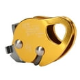 thumbnail image 1 of Fall Protection Belay Device,Oval Movable Rope Grab Outdoor Climbing Rope Grab Climbing Self Locking Safety Protector Built for Precision, 1 of 14
