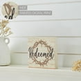 thumbnail image 2 of VHC Brands Celebrate Grace Redeemed w/Crown of Thorn MDF Block Sign 6x6, Spring Decor, Home Decorations for Wall or Door, Spring and Easter Hanging Decoration, 2 of 4