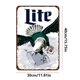 thumbnail image 5 of Placa Metal Vintage Lite Pintura Hierro Rectangular Arte La Pared 30x40cm, 5 of 9