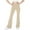 Khaki, variant on WRKEKC Girls Leggings High Waist Yoga Pants Childrens Casual Flare Pants Athletic Pants Girls Dance Pants Pockets Long Pants for Big Girls 6-15 Years