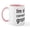 White/Pink Inside, variant on CafePress - I'm Silently Correcting Your Grammar (W Mug - 11 oz Ceramic Mug - Novelty Coffee Tea Cup