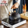 thumbnail image 3 of Stove Top Whistling Tea Kettle Practical Stainless Steel Teakettle Teapot Large Capacity Tea Kettle Pot 2.5l, 3 of 4