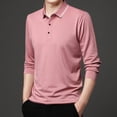 thumbnail image 1 of Blusa y camisa de manga larga con cuello vuelto para hombre, pijama deportivo para el hogar, camiseta de color liso, blusa deportiva de poliéster para hombre, 1 of 6
