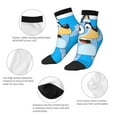 thumbnail image 5 of Silaia Bluey Print Adult Socks,Ankle Athletic Running Socks,Cushioned Breathable Low Cut Sports Tab Socks for Men and Women,Moisture-Wicking Crew Socks, 5 of 7