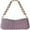 Purple, variant on Straw Woven Shoulder Bag for Women Summer Beach Travel Crossbody Handbag Classics Satchel Purse