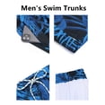 thumbnail image 4 of COOFANDY Men Bathing Suit Swimwear Square Leg Chubbies Sexy Elastic Board Short, 4 of 5