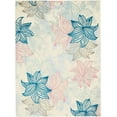 thumbnail image 2 of Nourison Bliss Contemporary Floral Ivory/Multicolor 5'3" x 7'3" Area Rug, (5' x 7'), 2 of 6