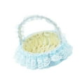 thumbnail image 5 of FVDPWYE Flower basket for weddings, woven baskets, portable, beautiful basket for flower Blue, 5 of 9