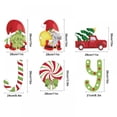 thumbnail image 2 of Lovebay Christmas Decorations Outdoor - 6PCS Large Xmas Yard Stakes - Joy Gnomes Santa Holiday Outside Decor Signs for Home Lawn Pathway Walkway, 2 of 7