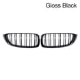 thumbnail image 1 of Car Front Bumper Grille Racing Grill For BMW 4 Series F32 F33 F36 M3 F80 M4 F82 12-18 Dual-Slat Glossy Black Grilles Accessories, 1 of 7
