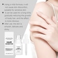 thumbnail image 6 of HHBEAUTY Hair Growth Inhibitor for Face, Moisturizing Permanent Hair Inhibitor Serum Natural Plant Extract Mild Soothing Stop Hair Growth for Face/Arm/Legs Body Bikini, 6 of 9