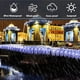 thumbnail image 5 of Guirnalda de luces LED de 4 m y 20 m con forma de carámbano para la calle, 8 modos de iluminación para Navidad en casa, decoración para Año Nuevo, 5 of 5