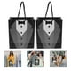 thumbnail image 3 of BRIGHTFUFU Papel de 10 piezas Bolsas presentes con asas para bouquets de flores de compras Bodas y fiestas del día de San Valentín para todas las ocasiones, 3 of 7