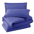 thumbnail image 5 of LammaLoe Duvet Cover King 3 Piece, Luxury Microfiber Bedding Sets with 2 Pillow Shams, Royal Blue, 5 of 11