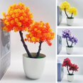 thumbnail image 2 of Fake Potted Plant Scene Layout Realistic Beautiful Home Decoration Fake Potted Green Plant Bonsai, 2 of 4