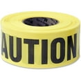thumbnail image 1 of Caution Safety Tape, Non-Adhesive, 3" X 1,000 Ft, Yellow | Bundle of 5 Each, 1 of 2